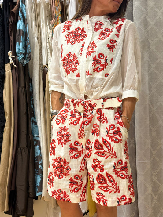 set coordinato camicia e pantaloncini