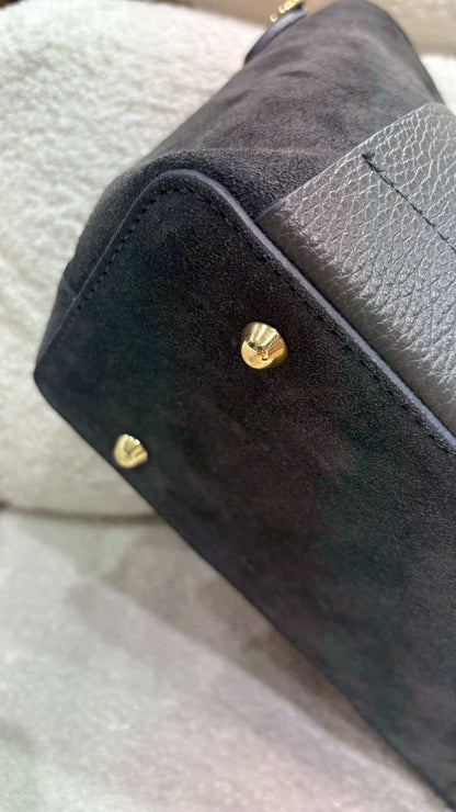 Borsa scamosciata