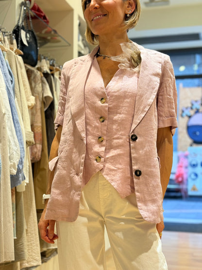 giacca in lino