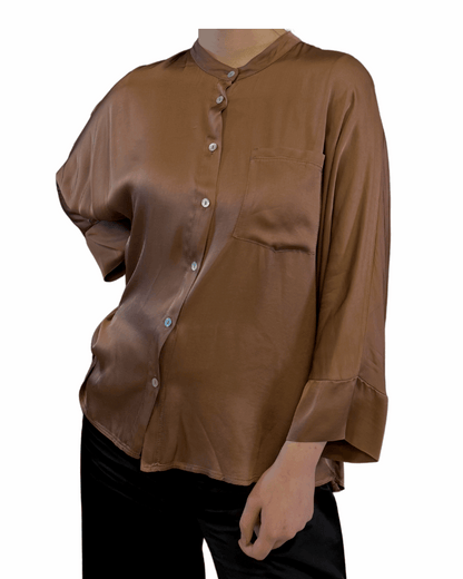 Camicia Nocciola